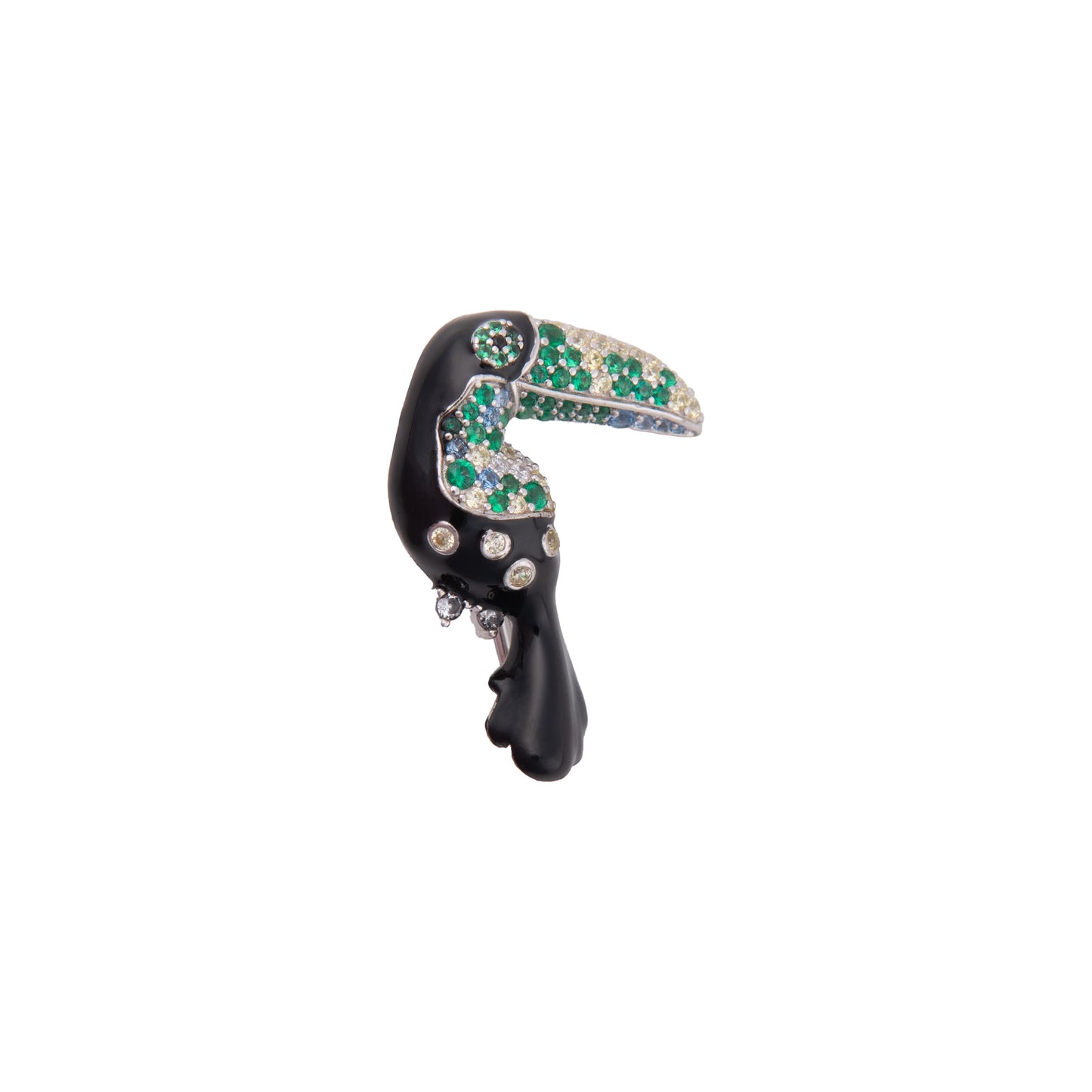 Elegant Toucan Brooch